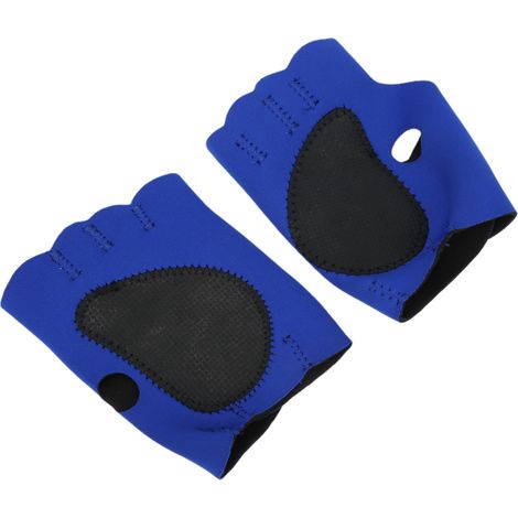 Gants de sport demi-doigts pour fitness, protège-poignets allongés, équipement de protection en néoprène pour la salle de sport