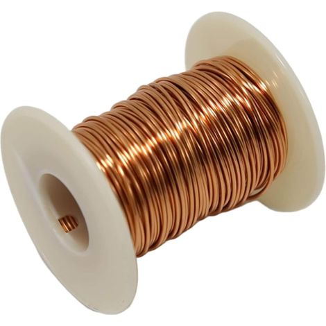 Fil de Cuivre Laqué Isolé, Bobine 1,0 mm, 50 m (1/5)
