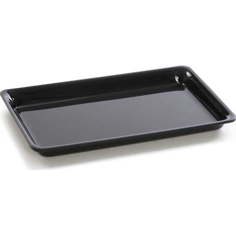 Plateau en Plexiglas gastronorme GN 1/4 265x162x17mm Noir - Matériel CHR Pro