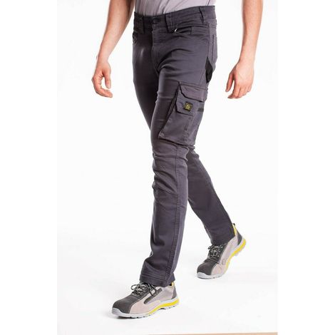 RICA LEWIS JOB C PANTALONE PANTALONI DA LAVORO JEANS ELASTICIZZATI RESISTENTI