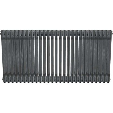 Bircham - Raw Metal Column Radiator H600mm x W1241mm 4 Column (1/2)