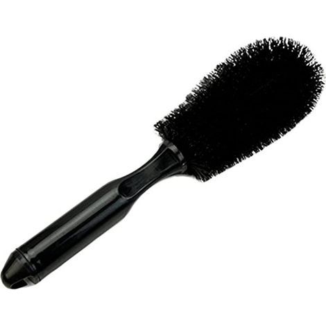 Brosse de nettoyage, brosse de pneu de voiture, brosse de moyeu de roue, outil de nettoyage puissant spécialisé pour nettoyer les moyeux de roue et les jantes en acier (1/5)