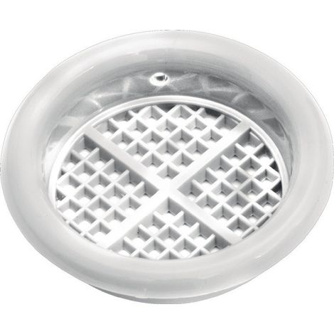 Rosace d'aération à laisser pénétrer en plastique D. 40 mm (Par 50)