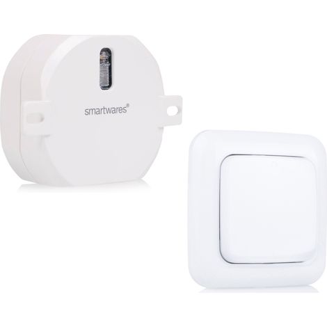 Smart Home Funk-Einbauschalter max. 1000W, Set mit Funk-Wandschalter Funktaster (1/5)