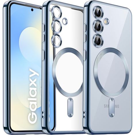 Schutzhülle für Samsung Galaxy S25 FE, Electro MagSafe, blau (1/5)