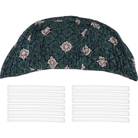 Housse de Canapé Extensible Universelle 4 Places en Polyester Doux et Résistant avec Bandes de Fixation Antidérapantes Lavable (1/5)