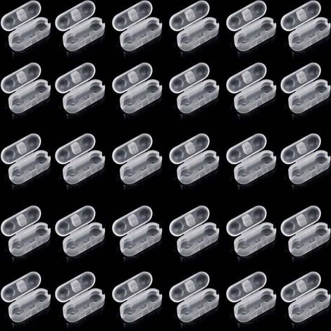 Lot de 30 connecteurs de chaîne pour stores verticaux en plastique - Chaîne de rechange pour store vénitien - Accessoires de chaîne de rechange pour store vénitien (1/4)