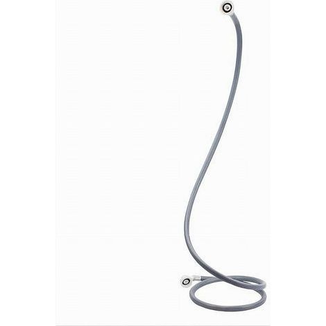 TRADE SHOP - Tubo Scarico Carico Per Lavatrice Lavastoviglie Con Curva Raccordo Pipa 2.5mt 59051 -