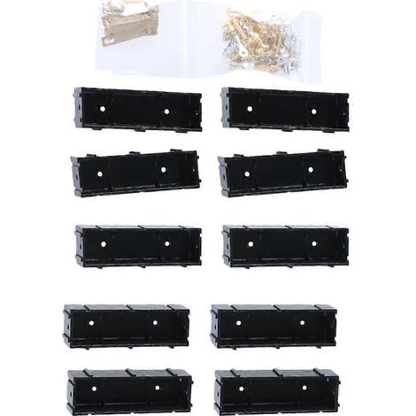 Interlocking 21700 Batteriegehäuse-Set mit 10 Batterieboxen für Funkgeräte