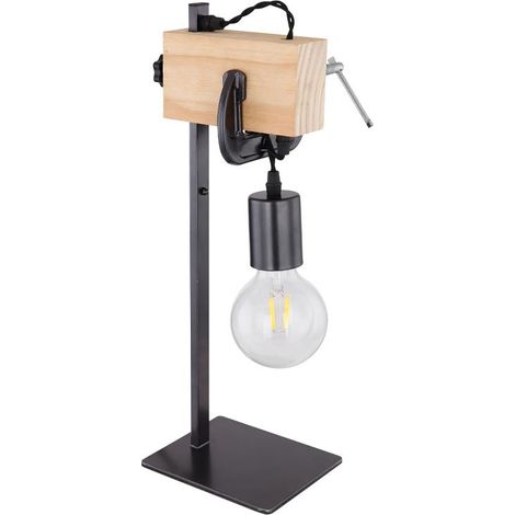15433T LAMPADA DA TAVOLO NERO GLOBO 1XE27
