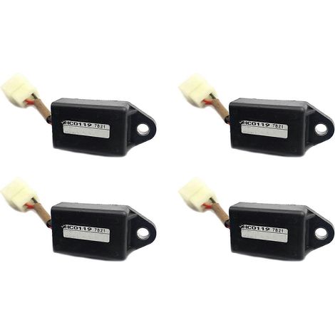 Quatre unités de temporisation HC0119 avec relais de temporisation d'arrêt moteur, compatibles avec le moteur Yanmar 3TNV88 129211-77920 12921177920 pour pelle solaire (1/5)