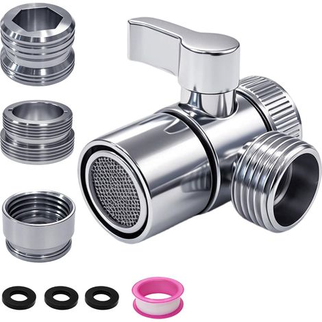 3 Voies Valve Inverseur de Douche, Adaptateur M22-M24 (1/5)