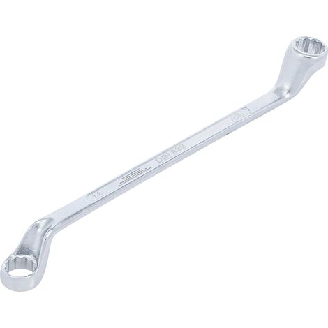BGS  llave  de doble  anillo acodada  SW 14  x 15  mm -  1214-14x15 (1/4)
