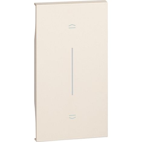 Enjoliveur Living Now pour poussoir de volets roulants 2 modules - sable) (1/2)