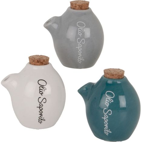 Etm Style Mini Oliera Ceramica Decorata Assortita