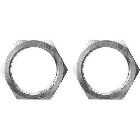 Lot de 2 adaptateurs de raccord de tuyau d'huile/carburant à écrou hexagonal en acier inoxydable pour automobile (1/5)
