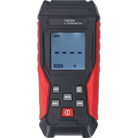 Détecteur de température à thermocouple type K haute précision avec affichage numérique pour mesure par contact (1/5)