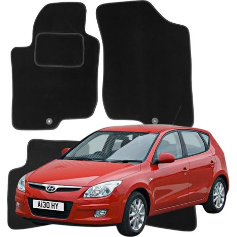 Velours-Fußmatten für Hyundai i30 2007-2012, Modell B