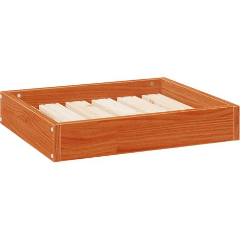 Cama para perro Marrón cera 51,5 x 44 x 9 cm vidaXL