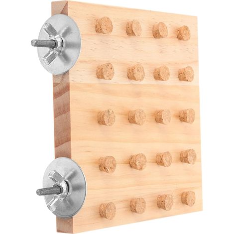 Wooden Perch Platform for Parrots, Khaki (1/5)