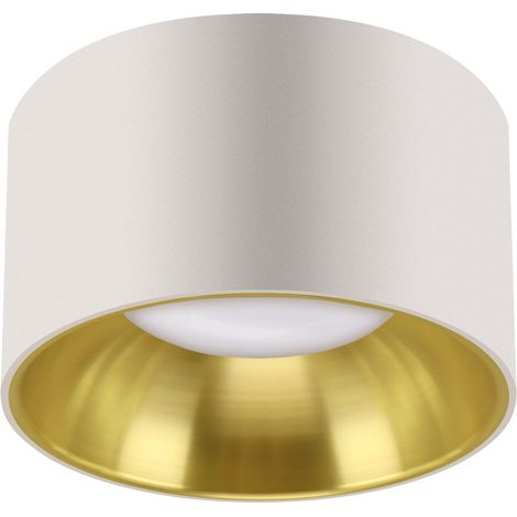 Anneau décoratif aluminium - blanc doré - LED GU10 MR16 - 85x85mm - STRUHM (1/2)