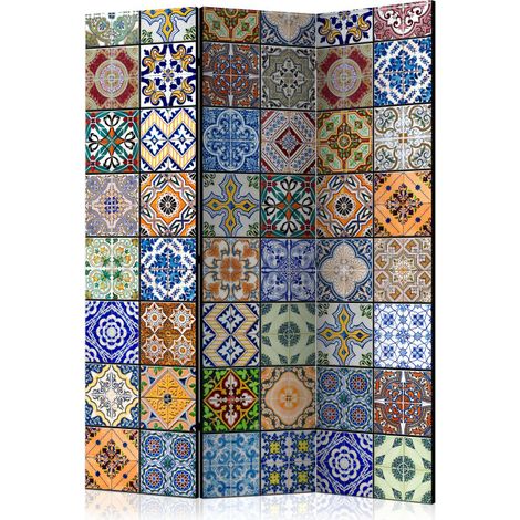 Paravent 3 Volets "Paravent : Mosaïque Colorée" 135x172cm (1/2)