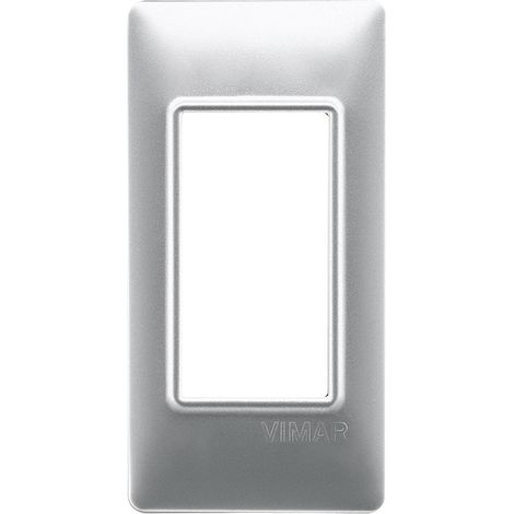 VIMAR - 14666.27 Placca 1M pannelli tecnopolimero Silver