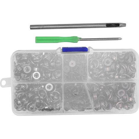 Boutons à tête ronde rivets avec anneau en D pour sucette, laiton, accessoires DIY, outil de bricolage, lot de fixation (1/5)