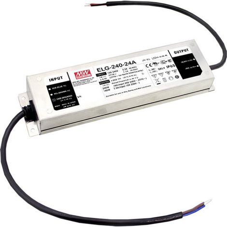 Mean Well ELG-240-36AB-3Y Driver per LED Tensione costante 239.76 W 3.33 - 6.66 A 33.5 - 38.5 V/DC Funzione dimmer 3 in