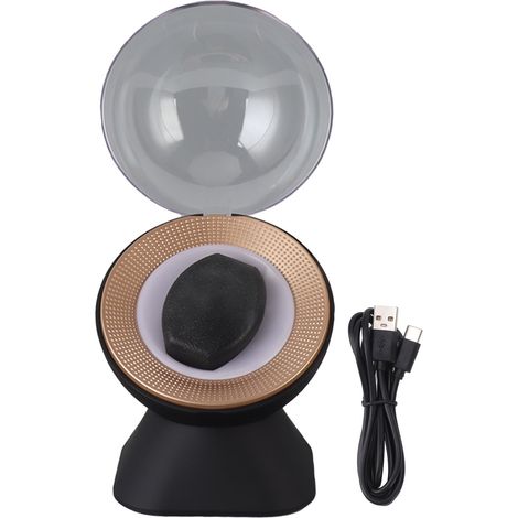 Coffret de remontage automatique pour montre unique, boîtier d'exposition USB pour montre mécanique, chargeur et range-montres noir pour maison (1/5)