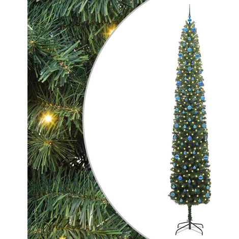 Árbol de Navidad artificial Verde 300 cm PVC, Acero y Plástico vidaXL