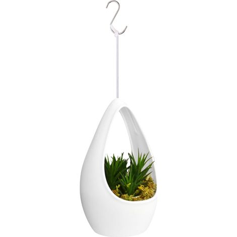 Hangende bloempotten - Decoratieve hangende bloemenmand Pothouder voor kamerplanten, Tuincontainer met balkon, kruidenpot, bloemendisplay aan de muur, Organisatie a (1/5)