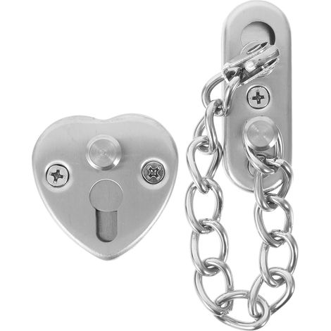 Adjust Steel Interior Security Design Chain Doors Drill Heart Hotel