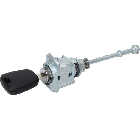 Barillet de serrure de porte avant gauche conducteur pour Citroen C4 2004-2011, remplacement en laiton ABS alliage zinc (1/5)