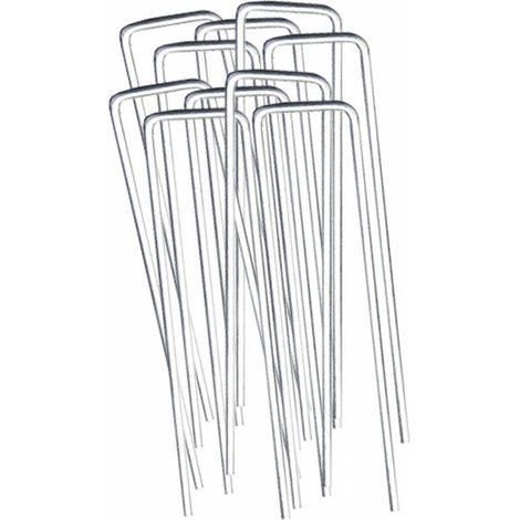NORTENE - Agrafes fixsol métal 17cmx3.5cm x10 sc