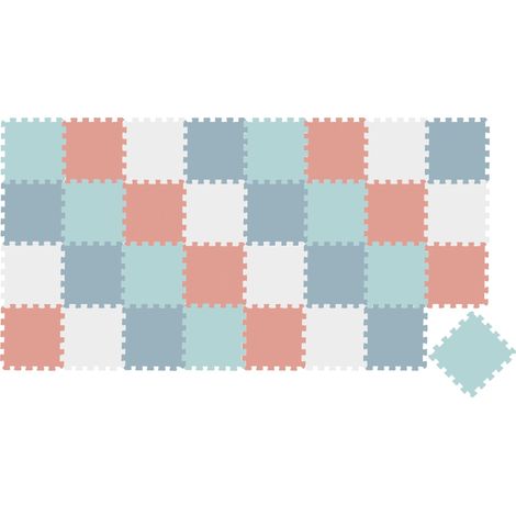 36 Pièces Tapis de Sol Bébé - 30x30 Dalles en Mousse EVA - Carrés Puzzle Enfant (1/5)