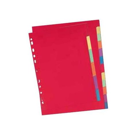 Elba 100204883 divisor Cartón Multicolor 6 pieza(s)