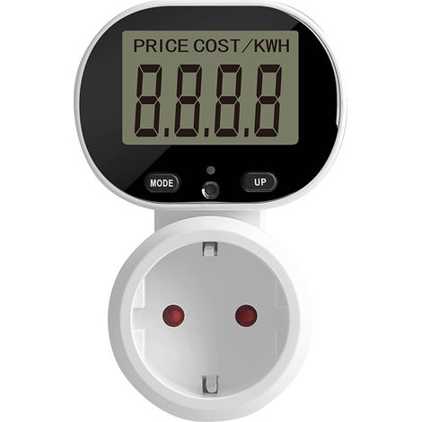 Stromzähler für Steckdose mit Dualtarifmodus 230 V 50 Hz (1/5)