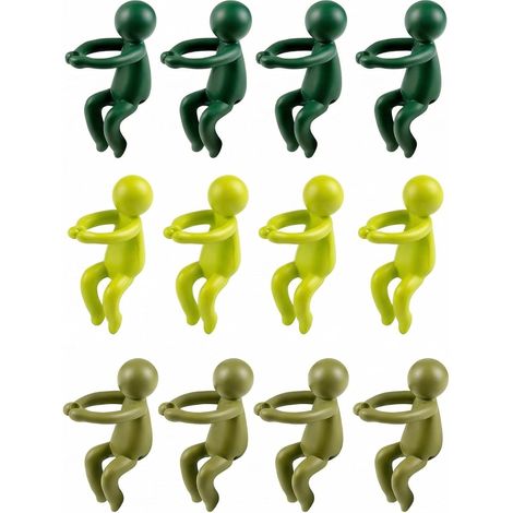 Lot de 12 pinces de bouturage, supports pour tiges tendres et boutures, outils de clonage pour jardin d'intérieur et bureau. (1/5)
