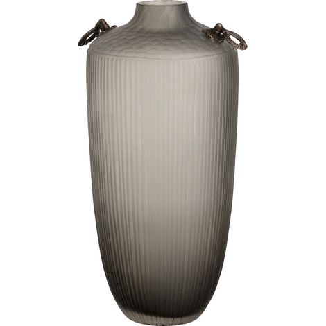Vase décoratif en verre 17 x 17 x 36 cm