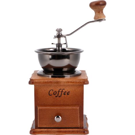 Moulin à café manuel rétro mini pour cuisine, broyeur à grains domestique, accessoire de cuisine élégant (1/5)