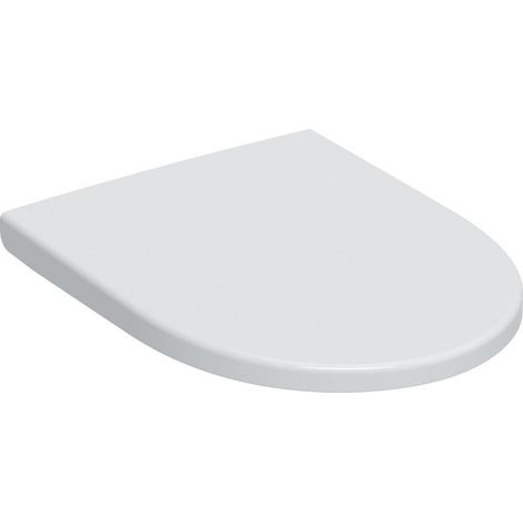 Geberit – Abattant WC en Duroplast – Verrouillage à dégagement rapide – Fermeture automatique – Fixation par le dessus – Blanc
