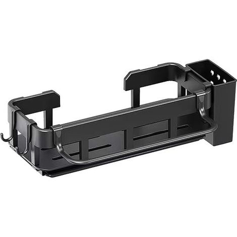 Support Adhésif Pour Éponges - Support Murale En Aluminium Antirouille - Pour Cuisine Salle De Bain Et Douche - 30 X 12 X 9 Cm (1/5)