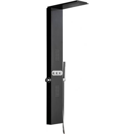 Mexen Omar Duschpaneel, schwarz - 7610-03-70 (1/2)