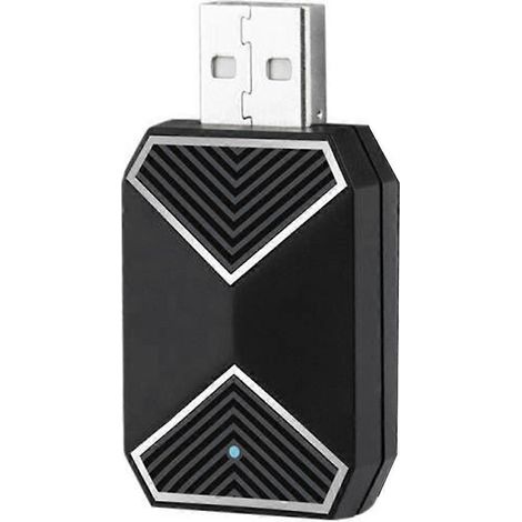 Adaptateur CarPlay sans fil Android Auto 2 en 1 Mini boîtier IA Adaptateur pour voiture Assistant vocal WiFi pour CarPlay filaire Android (1/5)