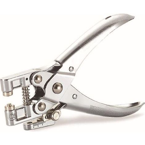 Perforatrice métallique portable 2 en 1 avec fente pour carte d'identité et trou rond (1/4)