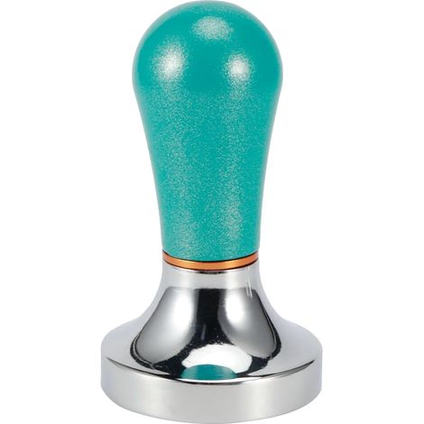 Tasseur à café pour expresso, en aluminium, de couleur bleue, idéal pour presser le café moulu à la maison, au bureau ou dans un café.-AquaForge (1/5)