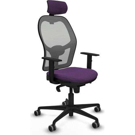 Piqueras et Crespo 1D036G2 Chaise Bureau Violet Ergonomique (1/3)