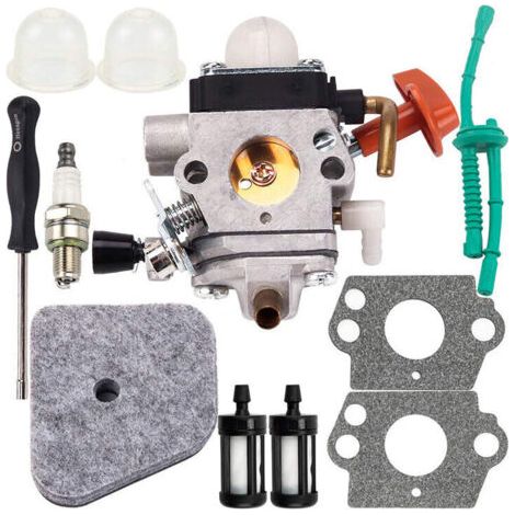 Kit de carburateur pour Sthil FS87 FS90 FS100 FS110 FS130 HL95 HL100 HT100 HT101 KM90 KM100 KM110 SP90 coupe-fil 4180-120-0610 remplacement avec filtre à air Tournevis H677,DEBUNS
