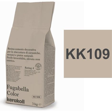 Kerakoll FUGABELLA COLOR KK109 resina stucco piastrelle mosaici marmi 3 KG (1/4)